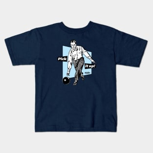 Bowler-Man1 Kids T-Shirt